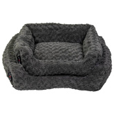 Jack and Vanilla Legowisko sofa Softy S, 60x52x18 cm, szare rozety