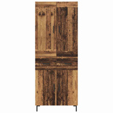 Highboard 2 szt. Stare drewno 69,5 x 34 x 180 cm