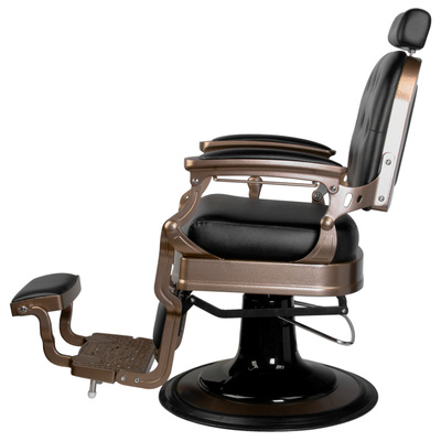 Gabbiano fotel barberski Old Ernesto czarny 125379