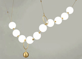 LAMPA JAK NASZYJNIKI Z PEREŁ – PEARL PERLA ADANI AD161