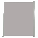 Zwijana markiza boczna, 140 x 300 cm, szara