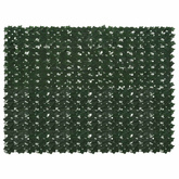 Parawan balkonowy z liśćmi Ciemnozielony 200 x 150 cm
