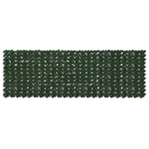 Parawan balkonowy z liśćmi Ciemnozielony 300 x 100 cm