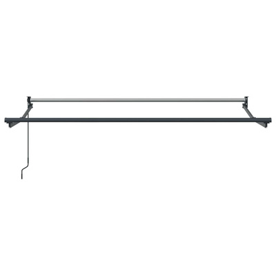 Ręczna markiza chowana Antracyt 3 x 2 m Aluminium