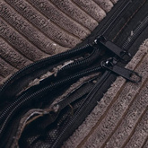 Designed by Lotte Legowisko dla psa, prążkowane, brązowe, 65x60x20 cm