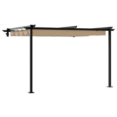 Altana 300 x 300 x 200 cm Ciemnoszary Poliester