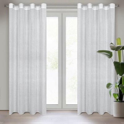 Zasłona Cindy biała 140x250