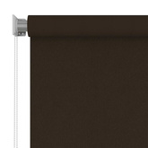Roleta zewnętrzna, 105(szer.)x230(wys.) cm, brązowa, HDPE