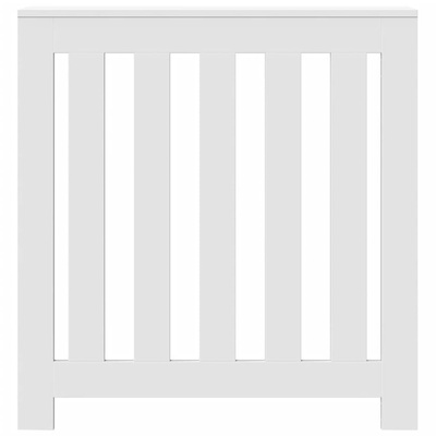 Osłona na grzejnik, biała, 78x20x82 cm, materiał drewnopochodny