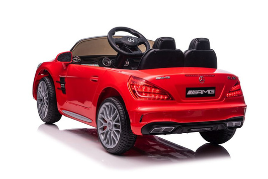 Auto Na Akumulatr Mercedes SL65 S Pilot LCD Czerwony Lakierowany