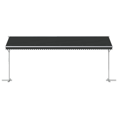 Markiza wolnostojąca antracytowy 6 x 3 m Poliester