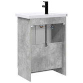 Zestaw mebli łazienkowych Betonowy szary 78,5 x 37,5 x 81 cm