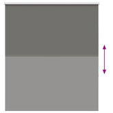 Roleta zaciemniająca szara 130x175cm Szerokość tkaniny 126,6cm