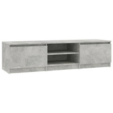 vidaXL Szafka pod TV, betonowy szary, 140x40x35,5 cm
