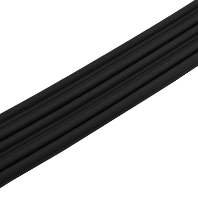 Samoprzylepna uszczelka okienna Czarny 9 x 6 mm 12 m Guma EPDM