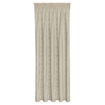 Zasłona Nela jasnobeżowa 140x270