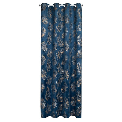 Zasłona Przel granatowa 140x250