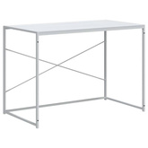 vidaXL Biurko komputerowe, białe 110x60x70 cm, materiał drewnopochodny