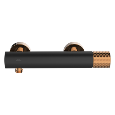 BATERIA NATRYSKOWA MOONLIGHT INVENA TREND CZARNA / ROSE GOLD