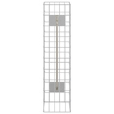 Kran Gabionowy Srebrny 25 x 25 x 100 cm Stal nierdzewna