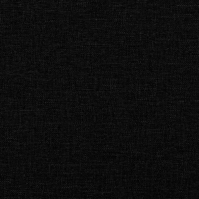 Łóżko sprężynowe Czarny 90 x 200 cm tkanina
