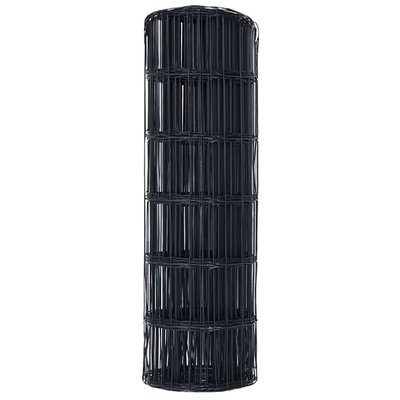 Ogrodzenie Euro 0,6 x 10 m Żelazo pokryte PVC Szary