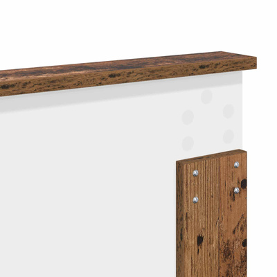 Ramka łóżka Stare drewno 140 x 190 cm Lite drewno sosnowe