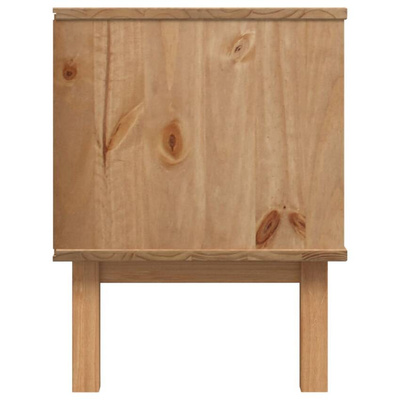 vidaXL Szafka pod TV OTTA, brązowo-szara 113,5x43x57 cm, sosna