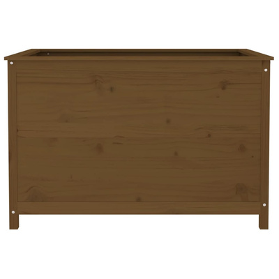 vidaXL Podwyższona donica ogrodowa, miodowy brąz 119,5x82,5x78cm sosna