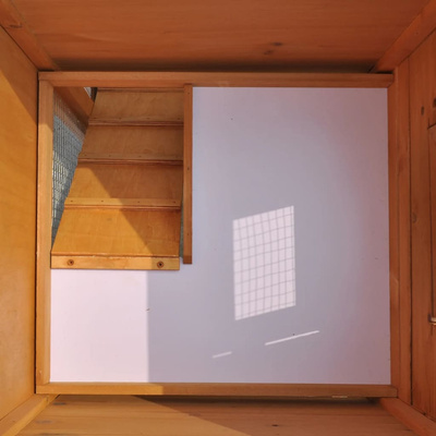 Duża klatka dla królików lub innych zwierząt, pojedynczy domek