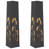 Słoneczna LED lampa na ścieżkę 2 pcs Czarny