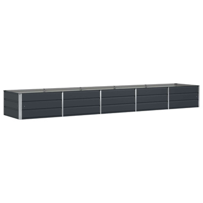 Donica Antracyt 400 x 80 x 45 cm Stal