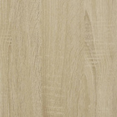 vidaXL Lustro łazienkowe z półką, dąb sonoma, 50x12x60 cm