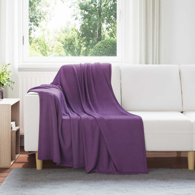 Koce narzutowe 6 pcs Fioletowy 170 x 130 cm Polar