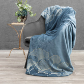 Koc Fla niebieski 150x200