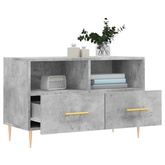 vidaXL Szafka pod TV, szarość betonu, 80x36x50 cm wariant 6
