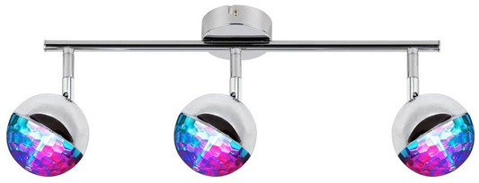 Lampa sufitowa PARTY listwa regulowana 3-punktowa LED do korytarza metalowa