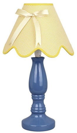 Lampka stołowa niebiesko-żółta Lola 41-63472