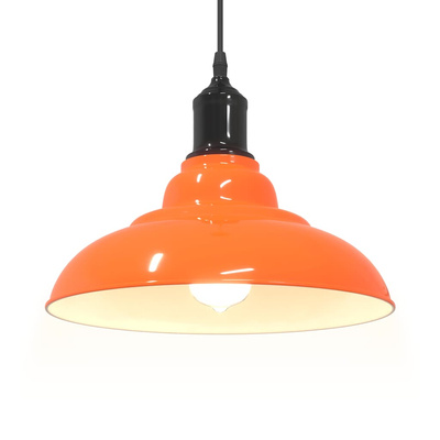Lampa wisząca z regulacją wysokości E27 Pomarańczowy połysk
