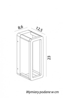 Kinkiet zewnętrzny AR-K100