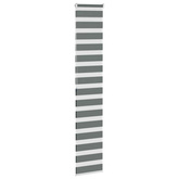 Roleta zebra, ciemnoszara, szerokość tkaniny 35,9 cm, poliester