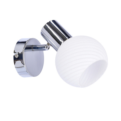 Lampa ścienna kinkiet 1X40W E14 chrom TURNO 91-94189