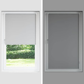 Roleta zaciemniająca szara 50x230 cm Szerokość tkaniny 45,7 cm