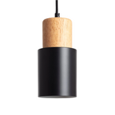 Lampa wisząca nowoczesna skandynawska E27 czarna Abruzzo Vita