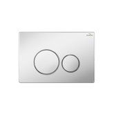 ZESTAW PODTYNKOWY WC PAROS Z PRZYCISKIEM 604 CHROM