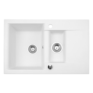 Zlewozmywak Estein 1,5K 01 / biały arktyczny