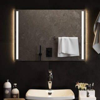 vidaXL Lustro łazienkowe z LED, 70x50 cm model standard