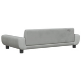 vidaXL Legowisko dla psa, jasnoszare, 100x54x33 cm, aksamitne