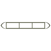 Podniesione Łóżko Ogrodowe Oliwkowy zielony 300 x 40 x 40 cm