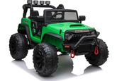 Auto Terenowe Na Akumulator Jeep JC666 Światła LED MP3 Pilot Zielony